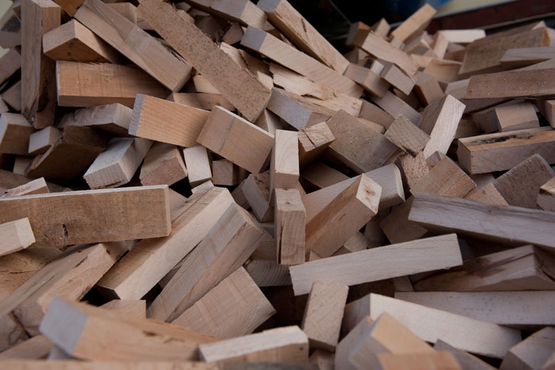 Beech firewood planks