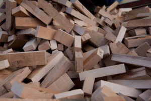 Beech wood firewood plank