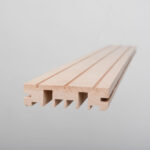 Wooden acoustic façade element